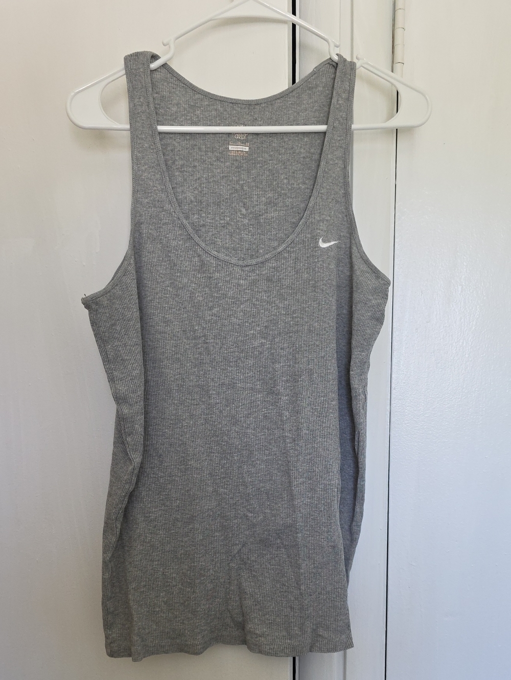 Nike Grey Ribbed Tank